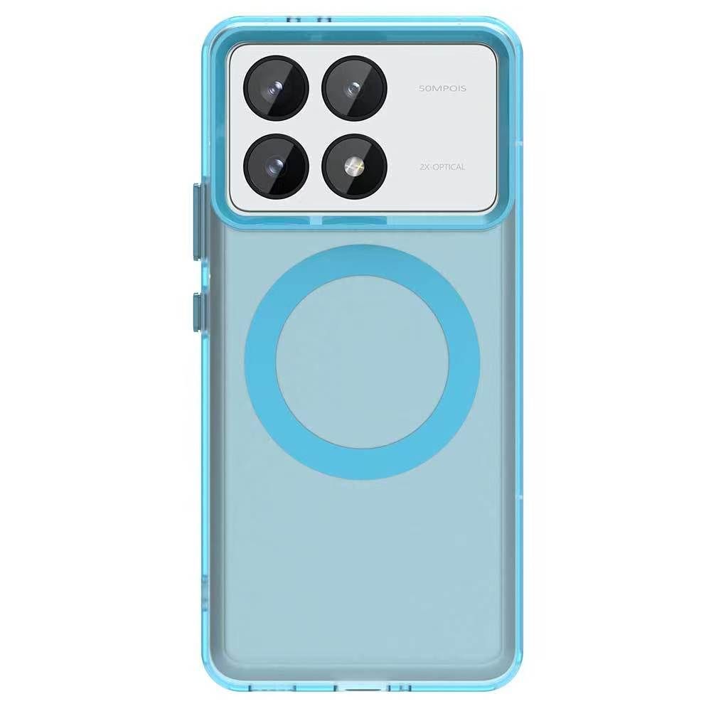 Magnetic Phone Case For Xiaomi Poco F6 Pro 5G/Xiaomi Redmi K70 Pro Frosted Anti Fall Protective Cover