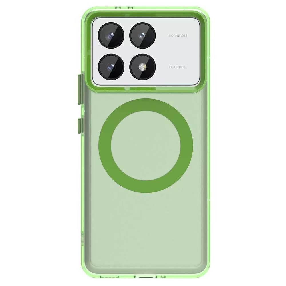 Magnetic Phone Case For Xiaomi Poco F6 Pro 5G/Xiaomi Redmi K70 Pro Frosted Anti Fall Protective Cover