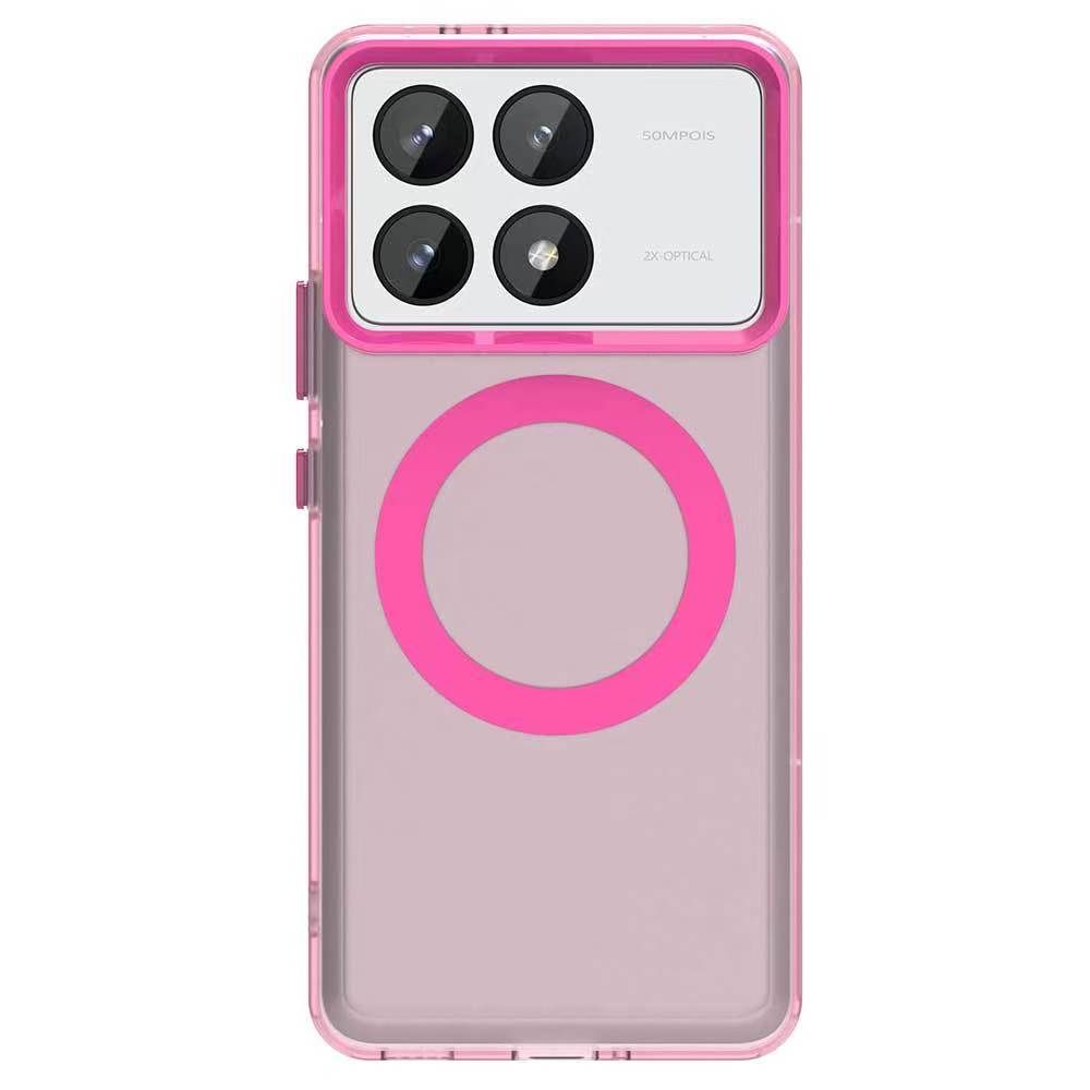 Magnetic Phone Case For Xiaomi Poco F6 Pro 5G/Xiaomi Redmi K70 Pro Frosted Anti Fall Protective Cover