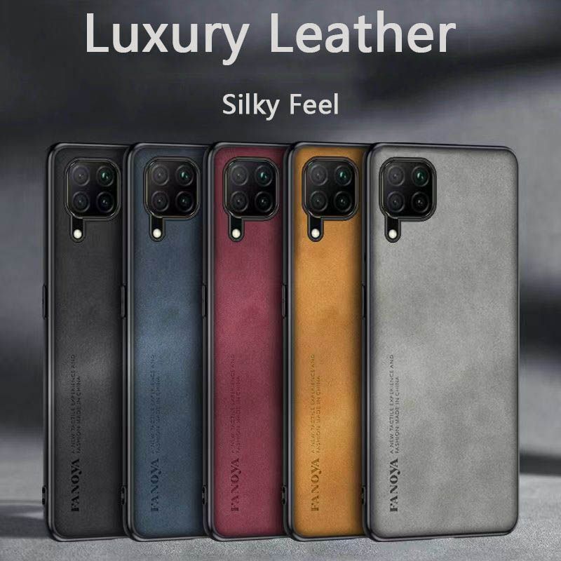 Luxury Business Retro Leather Phone Case For Huawei P40 Lite 4G/Nova 7i / Nova 6 SE, Shockproof Fall prevention Protective Case