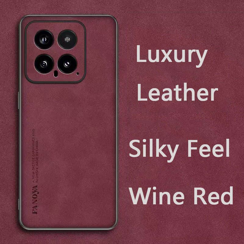 Luxury Business Retro Leather Phone Case For Xiaomi 14 5G, Shockproof Fall prevention Protective Case