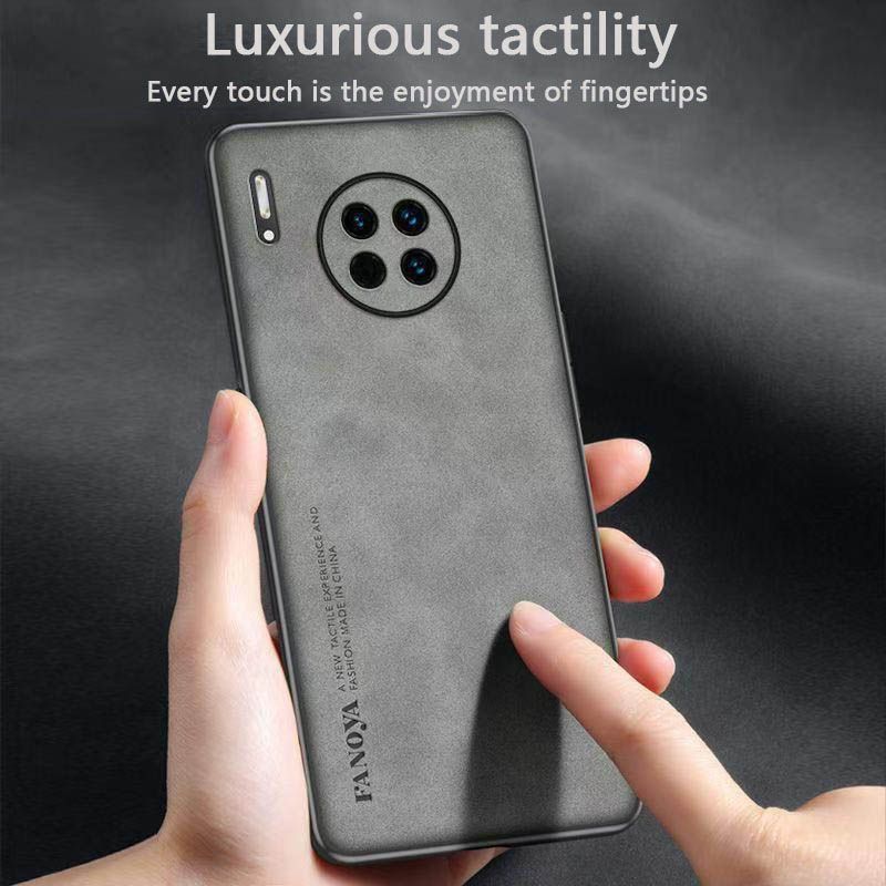 Luxury Business Retro Leather Phone Case For Huawei Mate 30 Pro, Shockproof Fall prevention Protective Case