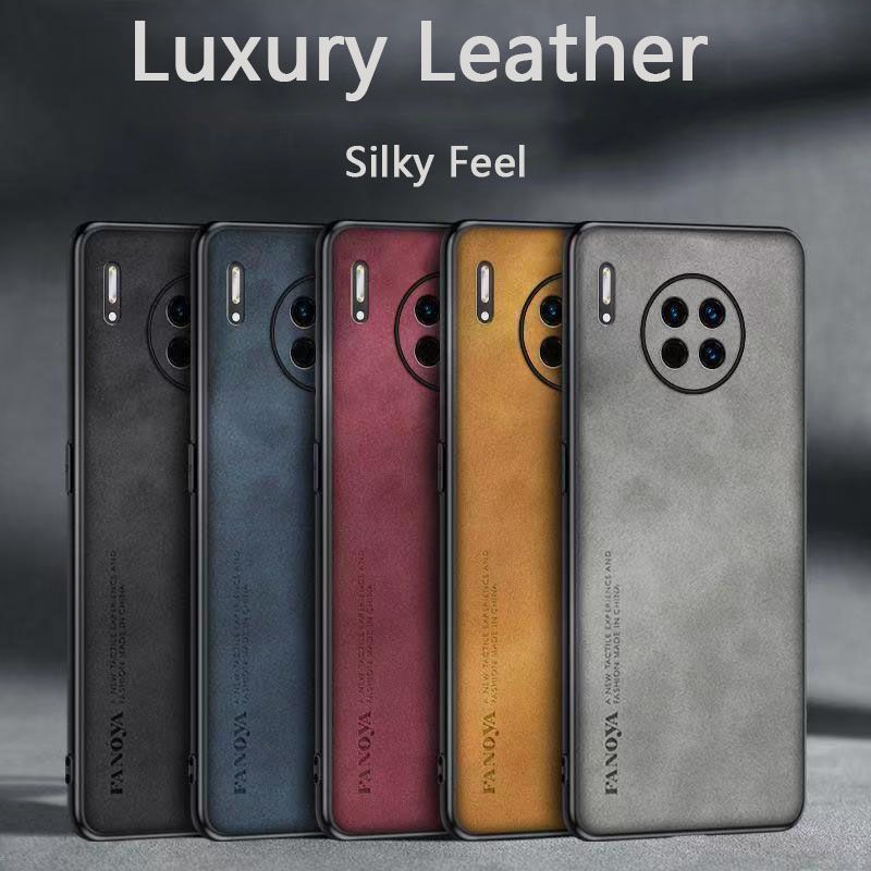 Luxury Business Retro Leather Phone Case For Huawei Mate 30, Shockproof Fall prevention Protective Case