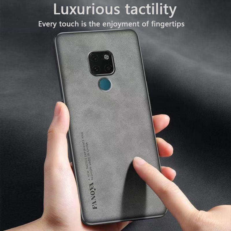 Luxury Business Retro Leather Phone Case For Huawei Mate 20, Shockproof Fall prevention Protective Case
