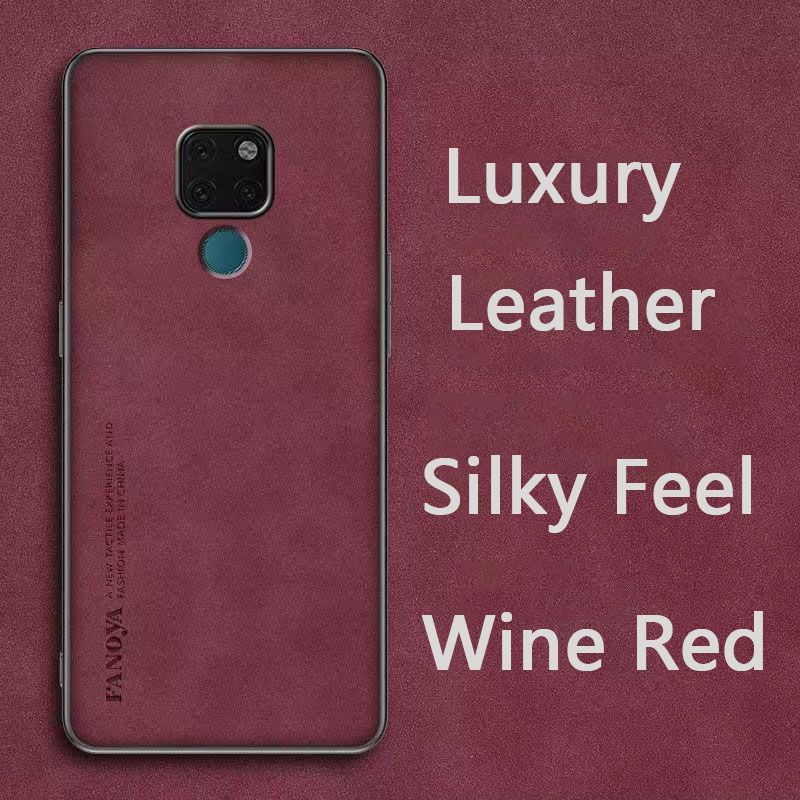 Luxury Business Retro Leather Phone Case For Huawei Mate 20, Shockproof Fall prevention Protective Case