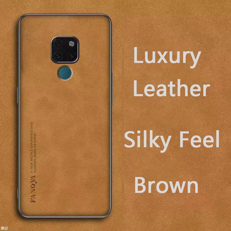 Luxury Business Retro Leather Phone Case For Huawei Mate 20, Shockproof Fall prevention Protective Case