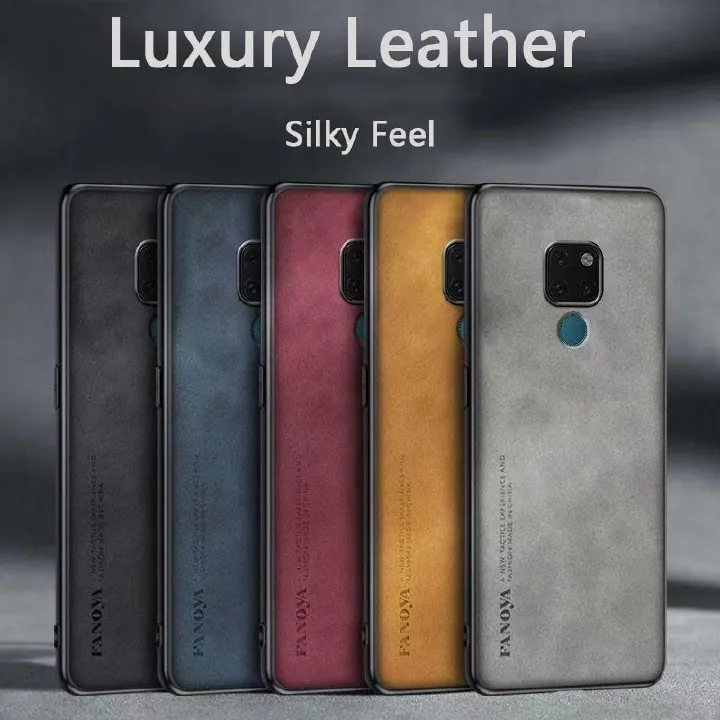 Luxury Business Retro Leather Phone Case For Huawei Mate 20, Shockproof Fall prevention Protective Case