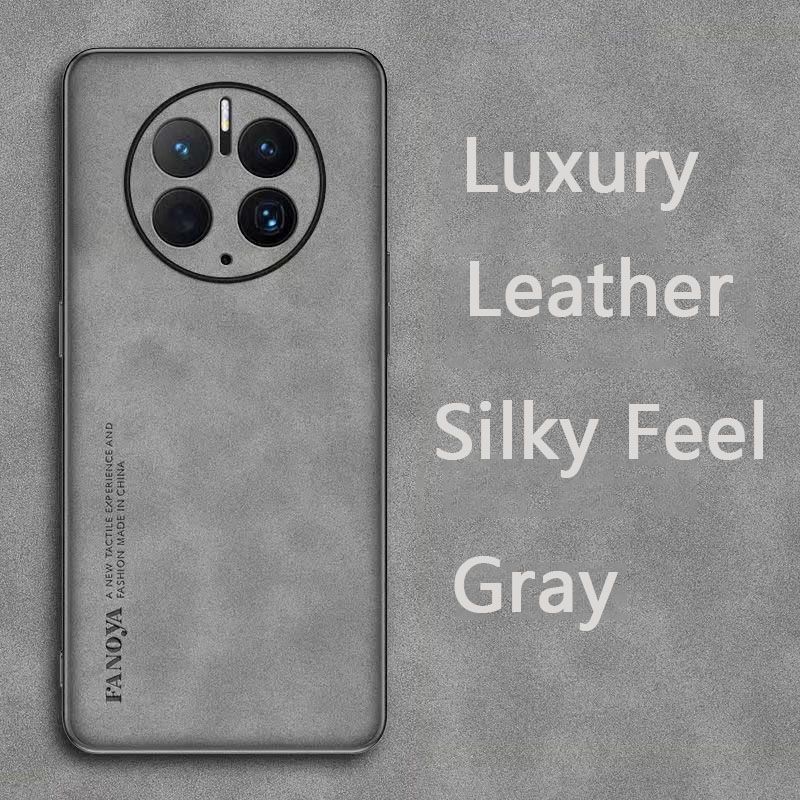 Luxury Business Retro Leather Phone Case For Huawei Mate 50 Pro, Shockproof Fall prevention Protective Case