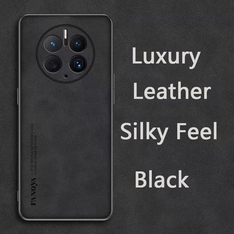 Luxury Business Retro Leather Phone Case For Huawei Mate 50 Pro, Shockproof Fall prevention Protective Case
