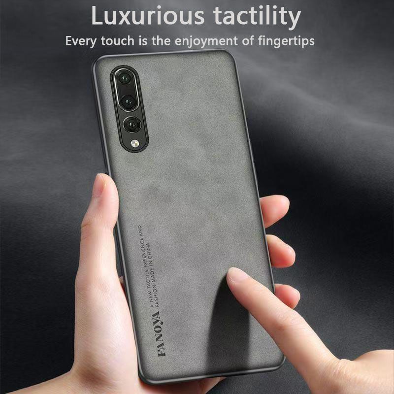 Luxury Business Retro Leather Phone Case For Huawei P20 Pro, Shockproof Fall prevention Protective Case