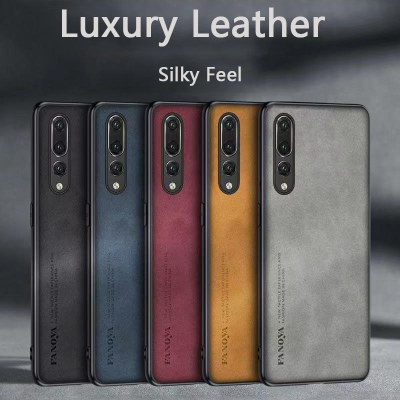 Luxury Business Retro Leather Phone Case For Huawei P20 Pro, Shockproof Fall prevention Protective Case