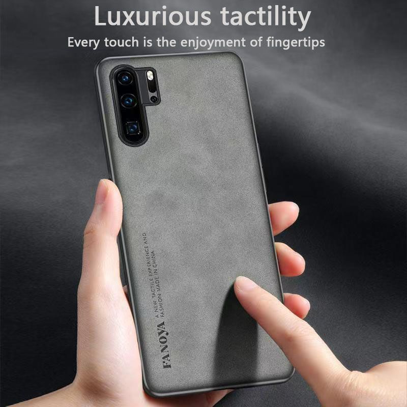 Luxury Business Retro Leather Phone Case For Huawei P30 Pro, Shockproof Fall prevention Protective Case