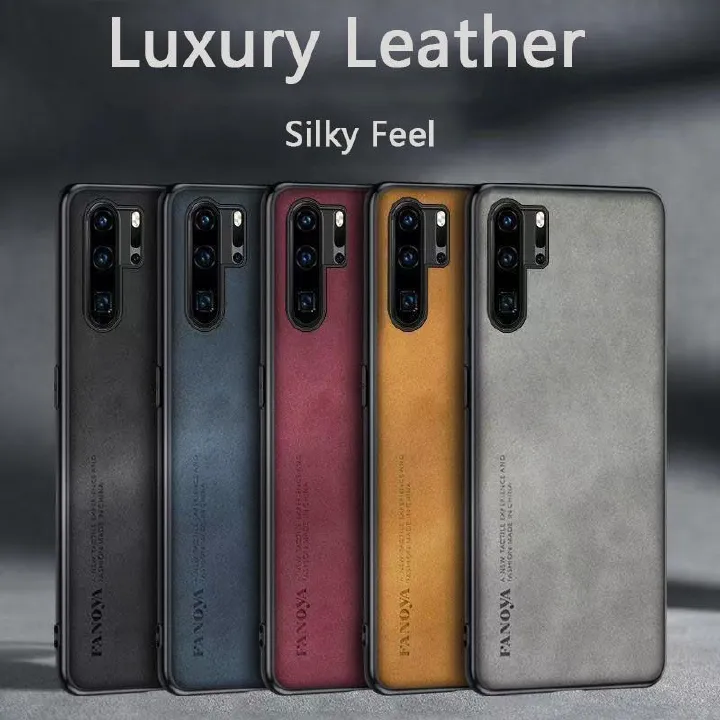 Luxury Business Retro Leather Phone Case For Huawei P30 Pro, Shockproof Fall prevention Protective Case