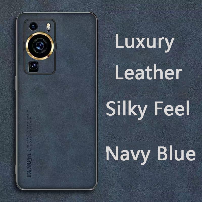 Luxury Business Retro Leather Phone Case For Huawei P60/ P60 Pro, Shockproof Fall prevention Protective Case