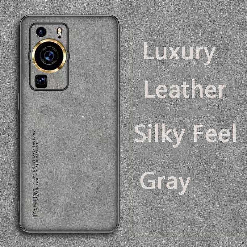 Luxury Business Retro Leather Phone Case For Huawei P60/ P60 Pro, Shockproof Fall prevention Protective Case