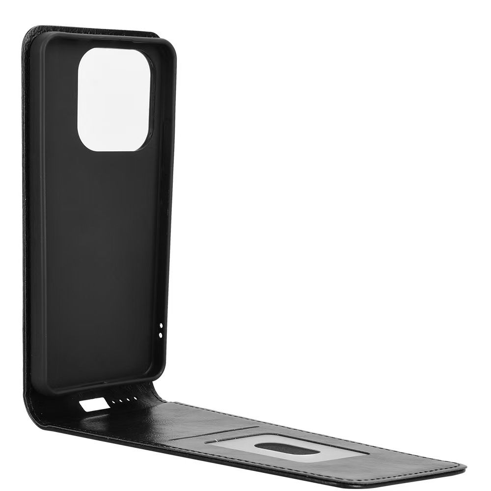 Leather Flip Cover For Xiaomi Redmi Note 14 4G, Up And Down Flip Cover PU Leather Durable Protective Cover