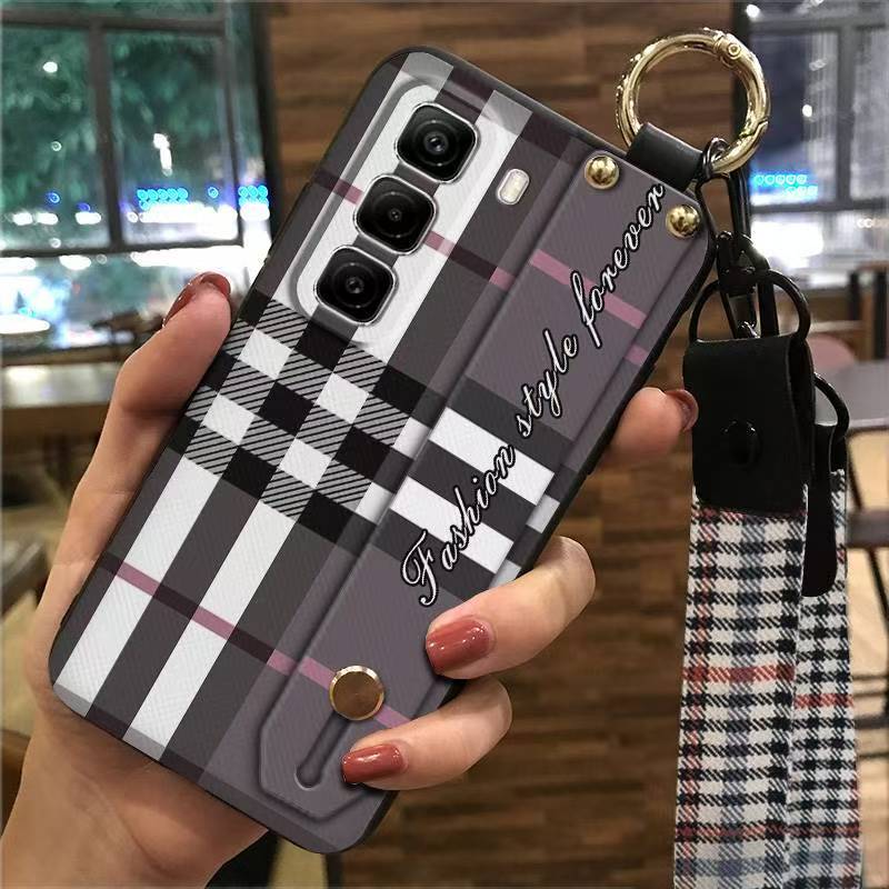 Phone Case for Infinix Hot 50 Pro+ Plus 50 Pro 50 Silicone Case with Adjustable Strap Neck Lanyard Cover