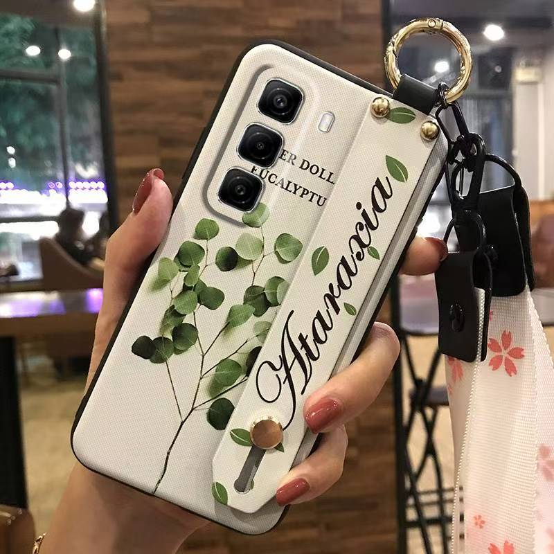 Phone Case for Infinix Hot 50 Pro+ Plus 50 Pro 50 Silicone Case with Adjustable Strap Neck Lanyard Cover