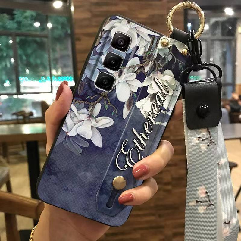 Phone Case for Infinix Hot 50 Pro+ Plus 50 Pro 50 Silicone Case with Adjustable Strap Neck Lanyard Cover