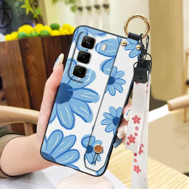 Phone Case for Infinix Hot 50 Pro+ Plus 50 Pro 50 Silicone Case with Adjustable Strap Neck Lanyard Cover