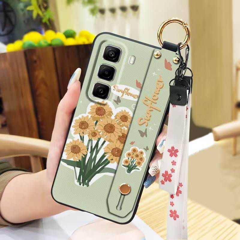 Phone Case for Infinix Hot 50 Pro+ Plus 50 Pro 50 Silicone Case with Adjustable Strap Neck Lanyard Cover