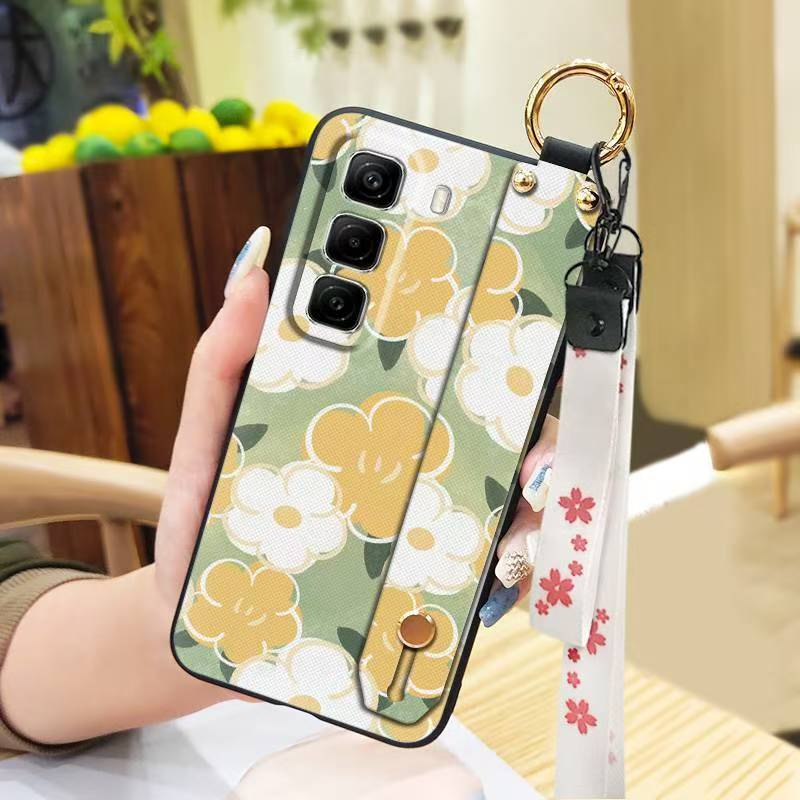 Phone Case for Infinix Hot 50 Pro+ Plus 50 Pro 50 Silicone Case with Adjustable Strap Neck Lanyard Cover