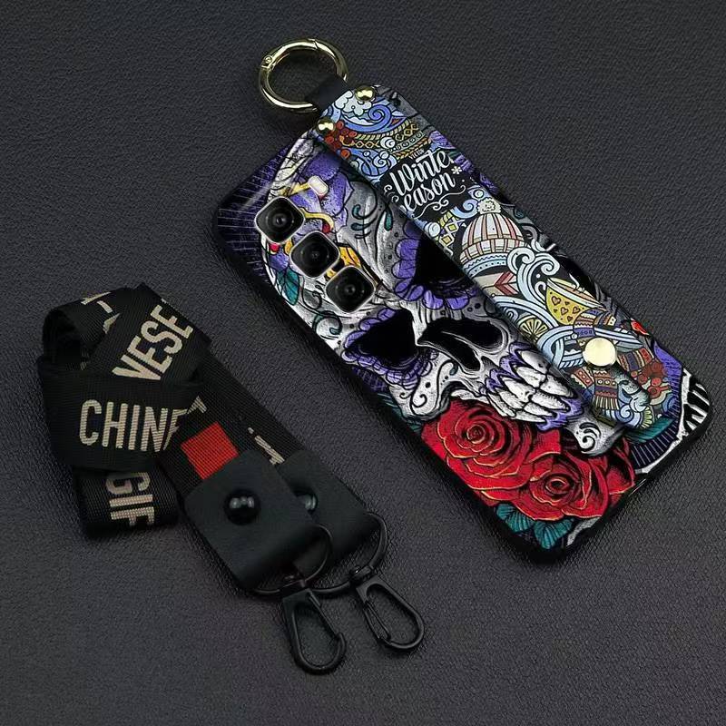 Phone Case for Infinix Hot 50 Pro+ Plus Silicone Case with Adjustable Strap Neck Lanyard Cover