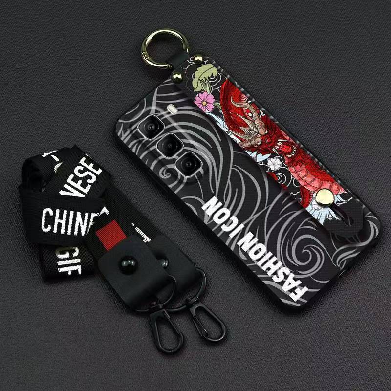 Phone Case for Infinix Hot 50 Pro+ Plus Silicone Case with Adjustable Strap Neck Lanyard Cover