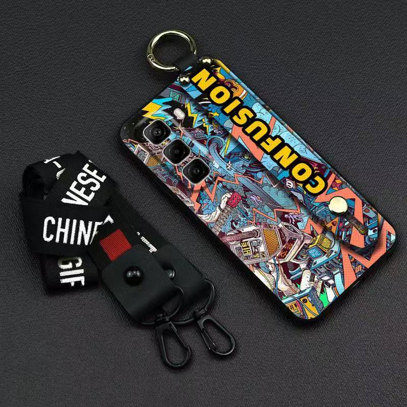 Phone Case for Infinix Hot 50 Pro+ Plus Silicone Case with Adjustable Strap Neck Lanyard Cover