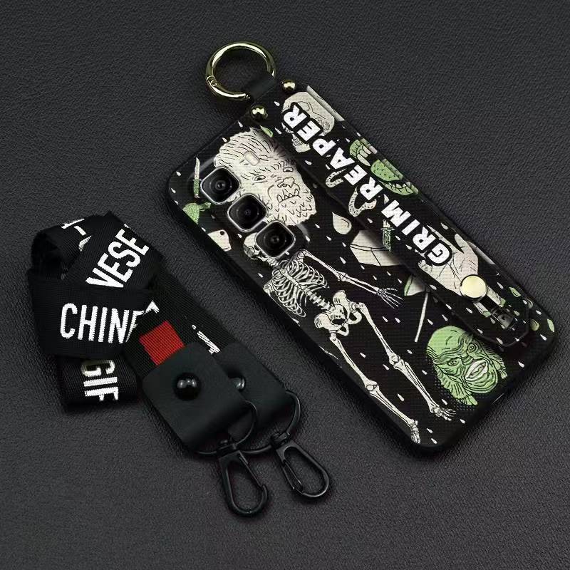 Phone Case for Infinix Hot 50 Pro+ Plus Silicone Case with Adjustable Strap Neck Lanyard Cover