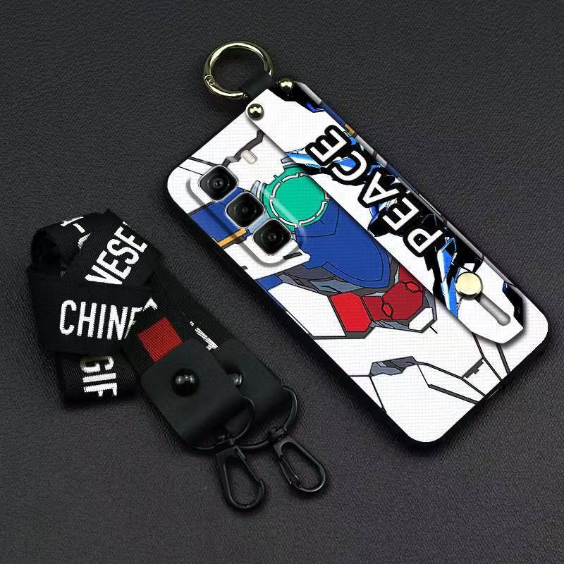 Phone Case for Infinix Hot 50 Pro+ Plus Silicone Case with Adjustable Strap Neck Lanyard Cover