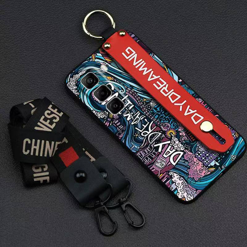 Phone Case for Infinix Hot 50 Pro+ Plus Silicone Case with Adjustable Strap Neck Lanyard Cover