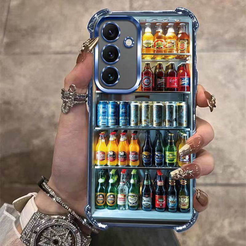 Cover for Samsung Galaxy S24+ S24 Plus Transparent Electroplated Anti Drop Soft Phone Case