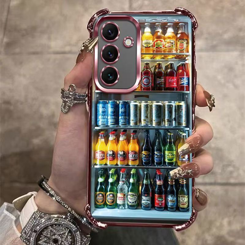 Cover for Samsung Galaxy S24+ S24 Plus Transparent Electroplated Anti Drop Soft Phone Case