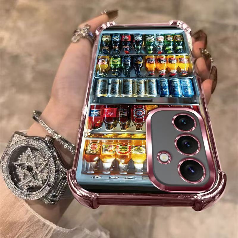 Cover for Samsung Galaxy S24+ S24 Plus Transparent Electroplated Anti Drop Soft Phone Case