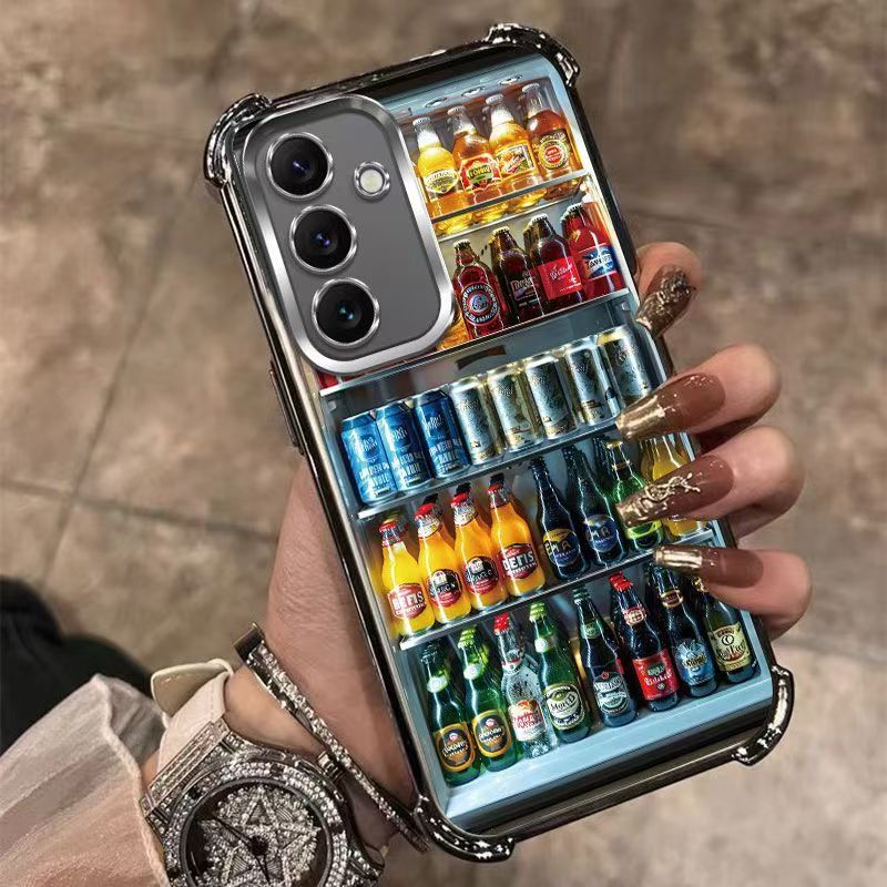 Cover for Samsung Galaxy S24+ S24 Plus Transparent Electroplated Anti Drop Soft Phone Case