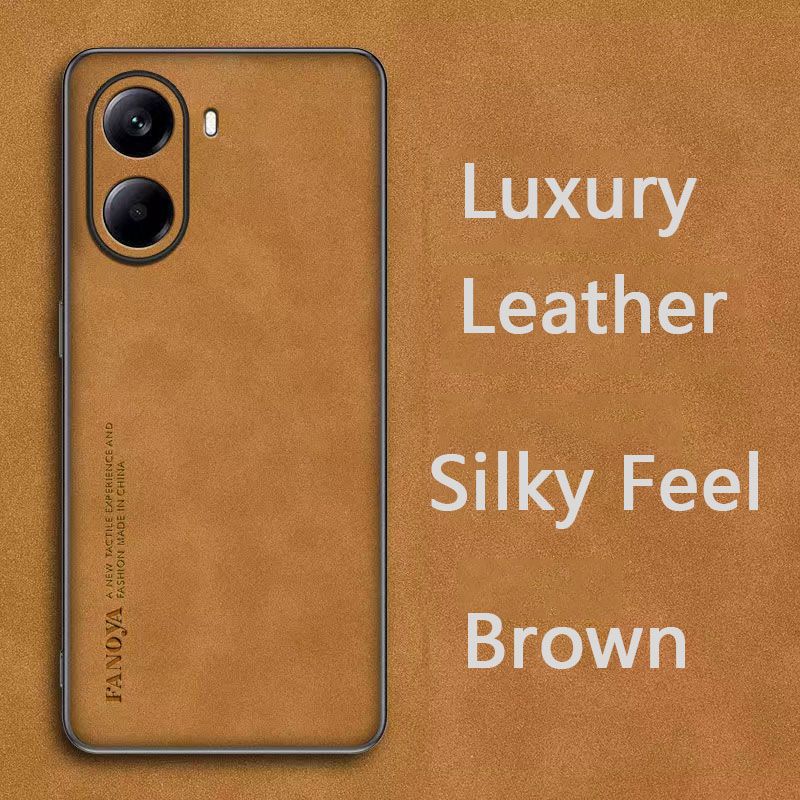 Luxury Business Retro Leather Phone Case For Xiaomi Poco X7 Pro/ Xiaomi Redmi Turbo 4, Shockproof Fall prevention Protective Case