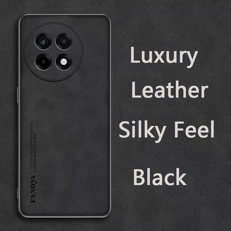 Luxury Business Retro Leather Phone Case For OnePlus 13R -5G, Shockproof Fall prevention Protective Case