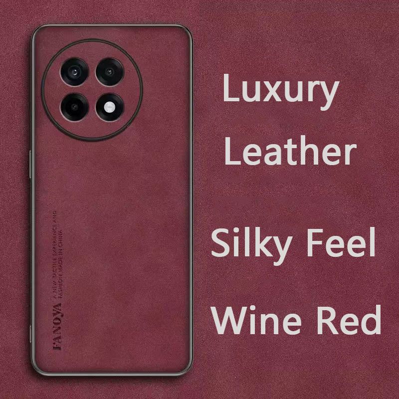 Luxury Business Retro Leather Phone Case For OnePlus 13R -5G, Shockproof Fall prevention Protective Case