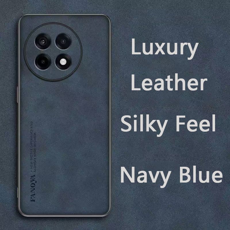 Luxury Business Retro Leather Phone Case For OnePlus 13R -5G, Shockproof Fall prevention Protective Case