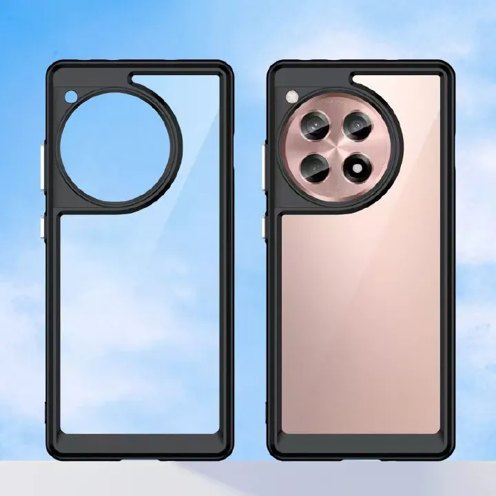 Cover for OnePlus 12R 5G Transparent Anti Drop Soft Phone Case