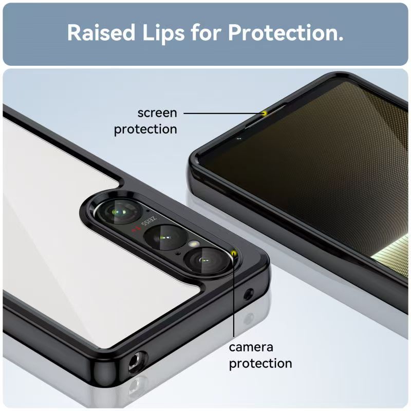 Cover for Sony Xperia 1 V 5G Transparent Anti Drop Soft Phone Case