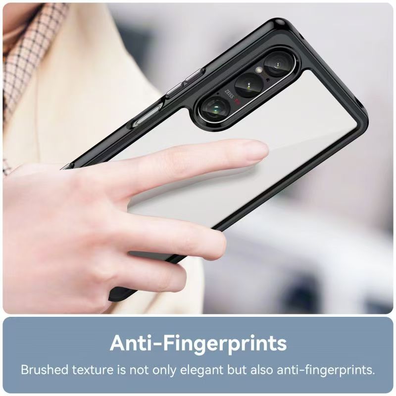 Cover for Sony Xperia 1 V 5G Transparent Anti Drop Soft Phone Case
