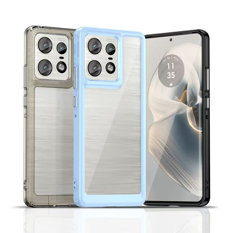 Cover for Motorola Edge 50 Fusion Transparent Anti Drop Soft Phone Case