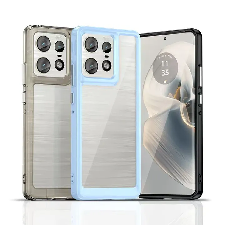 Cover for Motorola Edge 50 Fusion Transparent Anti Drop Soft Phone Case