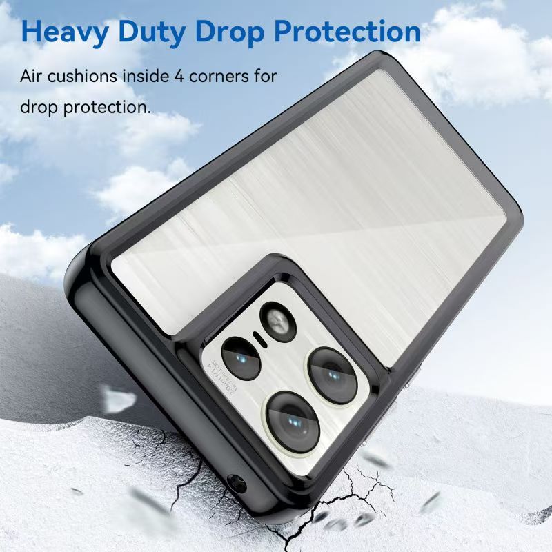 Cover for Motorola Edge 50 Fusion Transparent Anti Drop Soft Phone Case