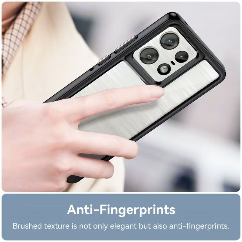 Cover for Motorola Edge 50 Fusion Transparent Anti Drop Soft Phone Case