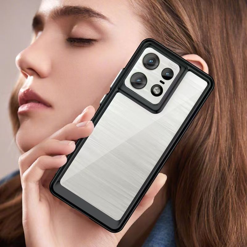 Cover for Motorola Edge 50 Fusion Transparent Anti Drop Soft Phone Case