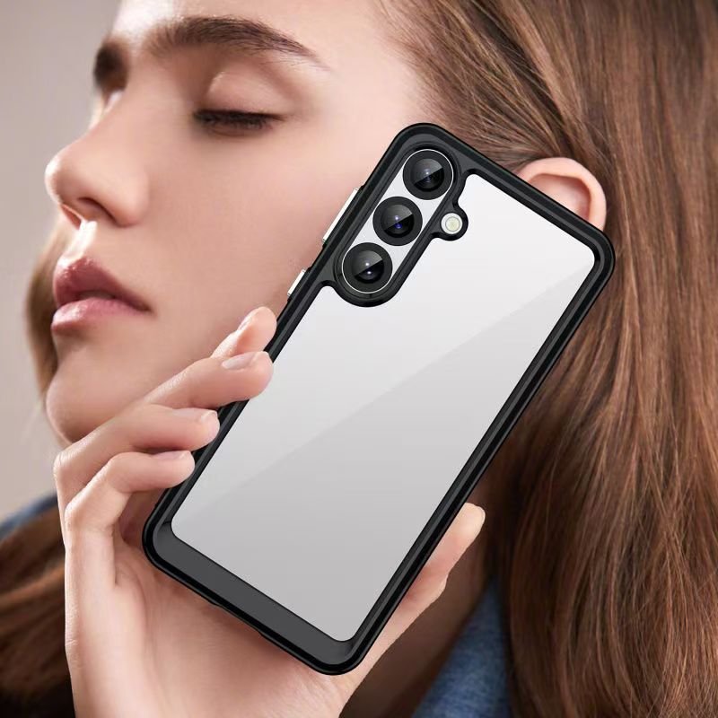 Cover for Samsung Galaxy S25 Plus Transparent Anti Drop Soft Phone Case