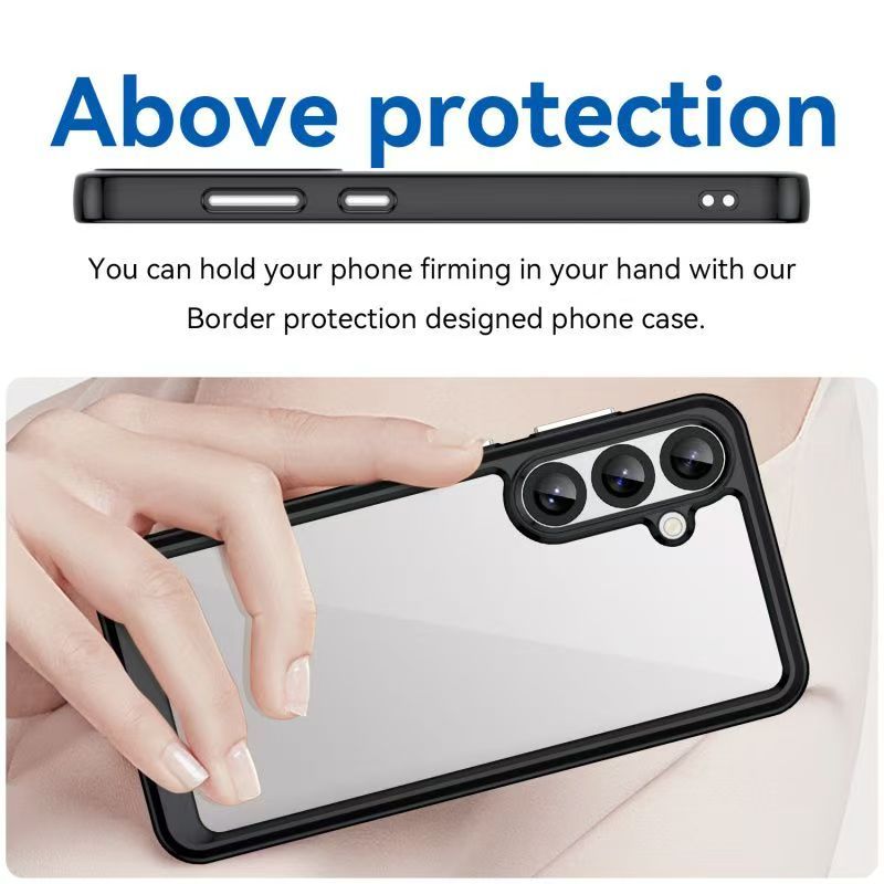 Cover for Samsung Galaxy S25 Plus Transparent Anti Drop Soft Phone Case